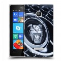 Дизайнерский пластиковый чехол для Microsoft Lumia 435 Jaguar