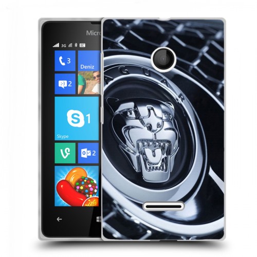 Дизайнерский пластиковый чехол для Microsoft Lumia 435 Jaguar