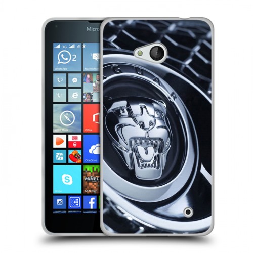 Дизайнерский пластиковый чехол для Microsoft Lumia 640 Jaguar