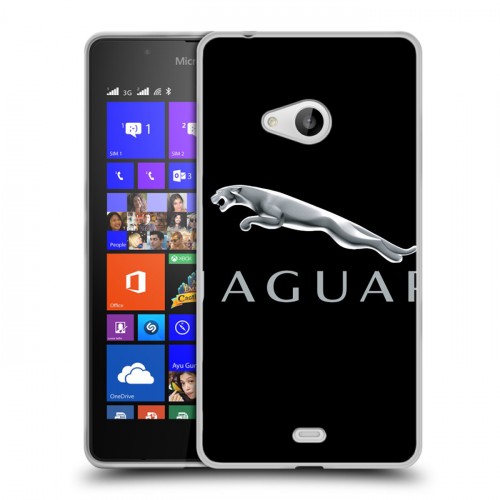 Дизайнерский пластиковый чехол для Microsoft Lumia 540 Jaguar