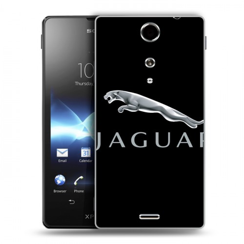 Дизайнерский пластиковый чехол для Sony Xperia TX Jaguar