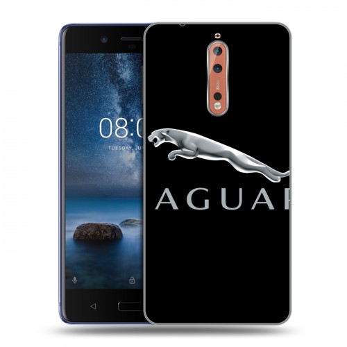 Дизайнерский пластиковый чехол для Nokia 8 Jaguar