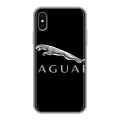 Дизайнерский силиконовый чехол для Iphone x10 Jaguar