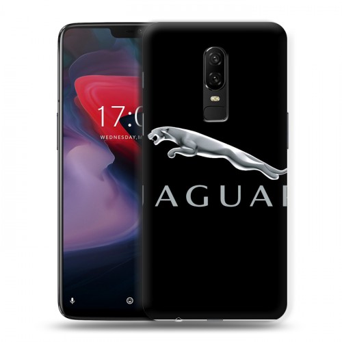 Дизайнерский пластиковый чехол для OnePlus 6 Jaguar