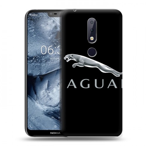 Дизайнерский пластиковый чехол для Nokia 6.1 Plus Jaguar