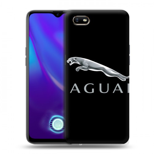 Дизайнерский силиконовый с усиленными углами чехол для OPPO A1k Jaguar