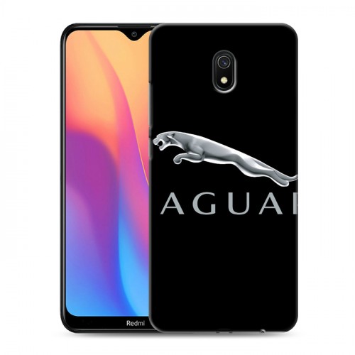 Дизайнерский силиконовый с усиленными углами чехол для Xiaomi RedMi 8A Jaguar