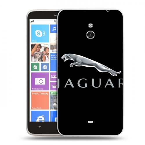 Дизайнерский пластиковый чехол для Nokia Lumia 1320 Jaguar