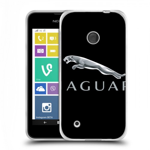 Дизайнерский пластиковый чехол для Nokia Lumia 530 Jaguar