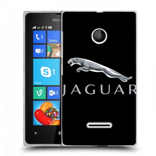 Дизайнерский пластиковый чехол для Microsoft Lumia 435 Jaguar