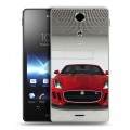 Дизайнерский пластиковый чехол для Sony Xperia TX Jaguar