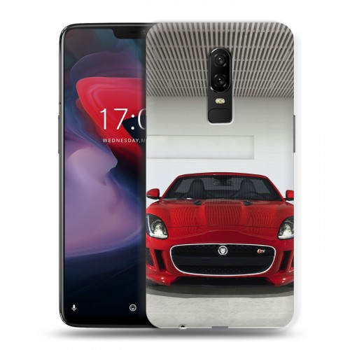 Дизайнерский пластиковый чехол для OnePlus 6 Jaguar