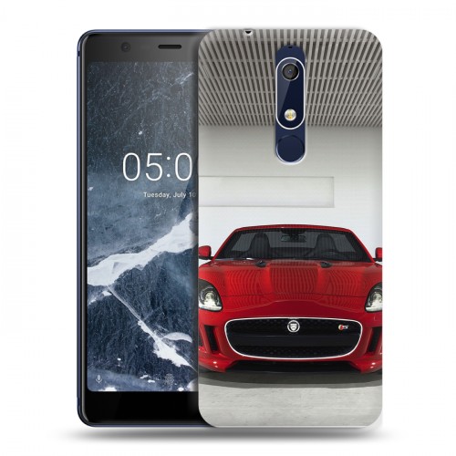 Дизайнерский пластиковый чехол для Nokia 5.1 Jaguar