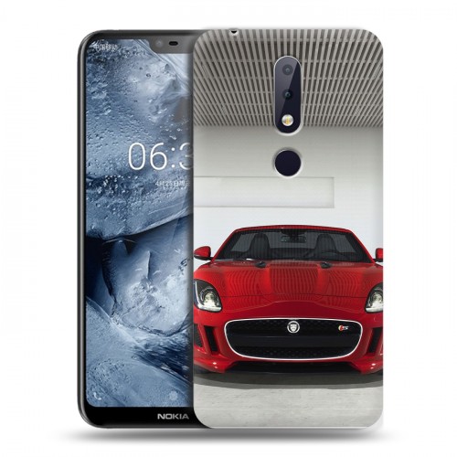 Дизайнерский пластиковый чехол для Nokia 6.1 Plus Jaguar