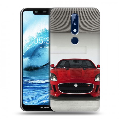 Дизайнерский силиконовый чехол для Nokia 5.1 Plus Jaguar