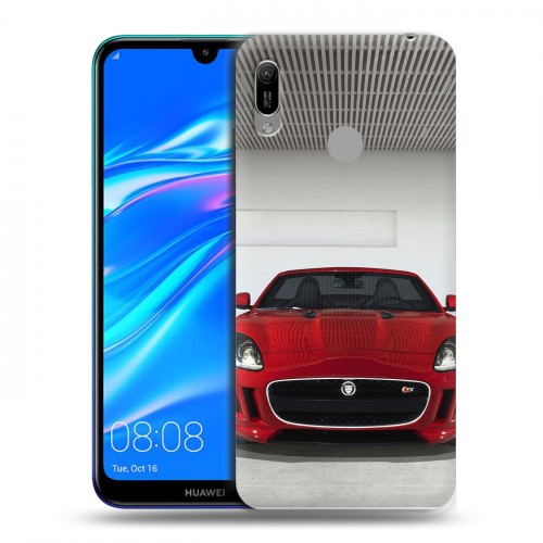 Дизайнерский пластиковый чехол для Huawei Y6 (2019) Jaguar