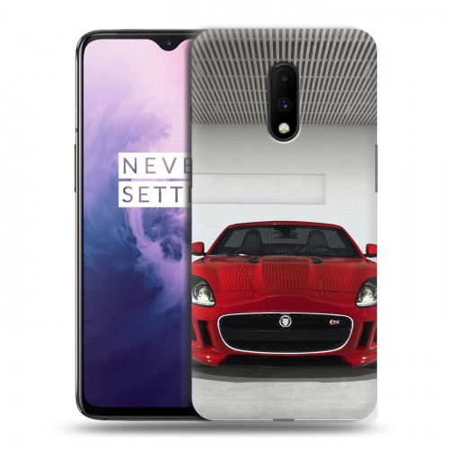 Дизайнерский пластиковый чехол для OnePlus 7 Jaguar