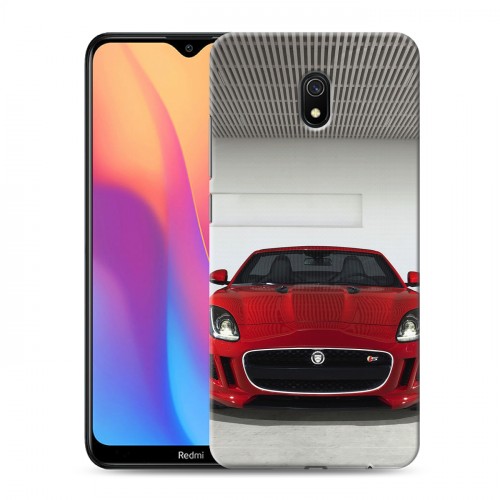 Дизайнерский силиконовый с усиленными углами чехол для Xiaomi RedMi 8A Jaguar