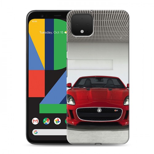 Дизайнерский пластиковый чехол для Google Pixel 4 Jaguar