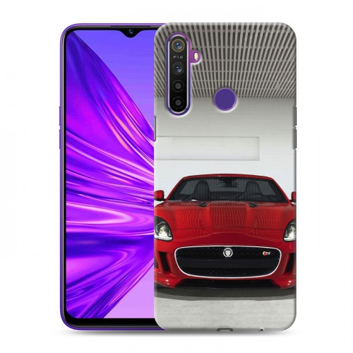 Дизайнерский силиконовый чехол для Realme 5 Jaguar