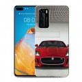 Дизайнерский силиконовый с усиленными углами чехол для Huawei P40 Jaguar