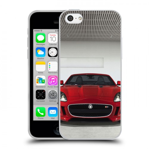 Дизайнерский пластиковый чехол для Iphone 5c Jaguar