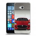 Дизайнерский пластиковый чехол для Microsoft Lumia 640 Jaguar