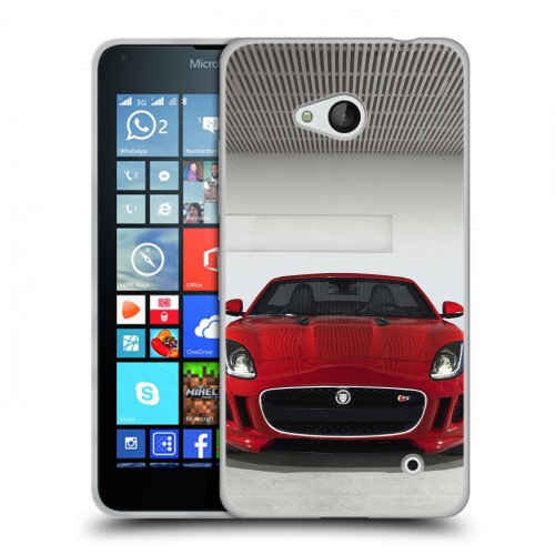 Дизайнерский пластиковый чехол для Microsoft Lumia 640 Jaguar