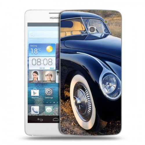 Дизайнерский пластиковый чехол для Huawei Ascend D2 Jaguar