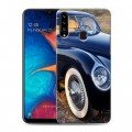 Дизайнерский пластиковый чехол для Samsung Galaxy A20s Jaguar