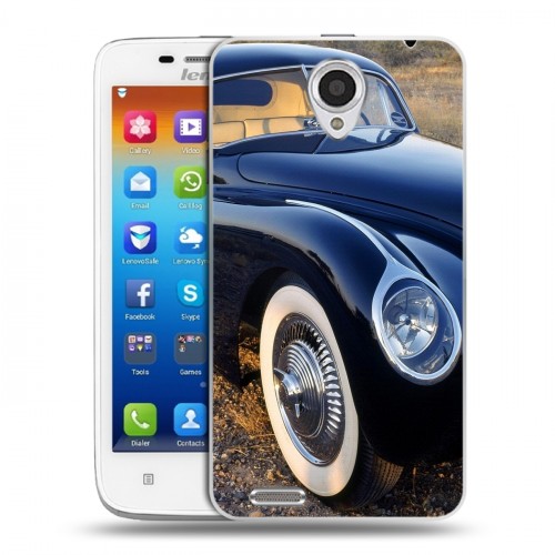 Дизайнерский пластиковый чехол для Lenovo S650 Ideaphone Jaguar