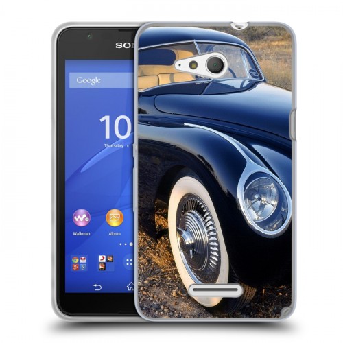 Дизайнерский пластиковый чехол для Sony Xperia E4g Jaguar