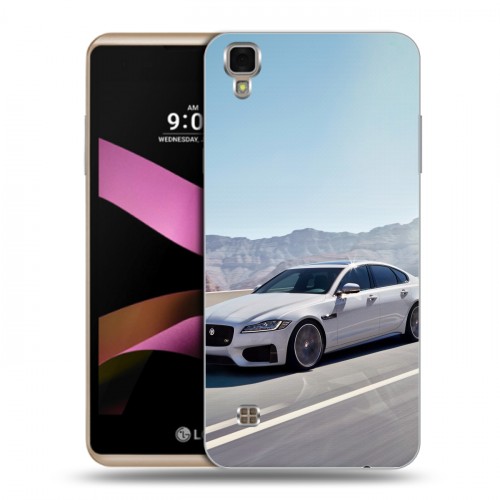 Дизайнерский пластиковый чехол для LG X Style Jaguar