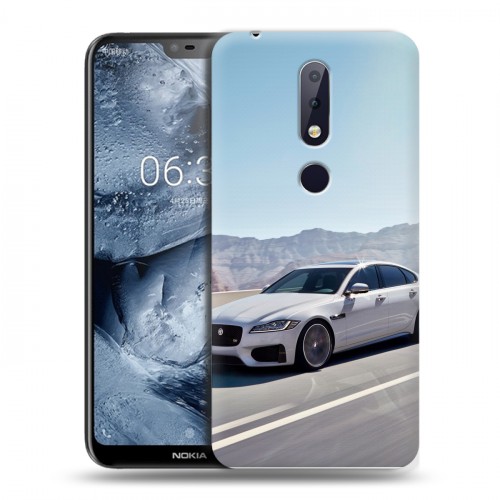 Дизайнерский пластиковый чехол для Nokia 6.1 Plus Jaguar