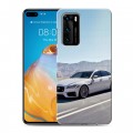 Дизайнерский пластиковый чехол для Huawei P40 Jaguar