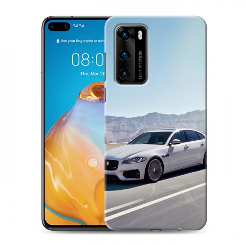 Дизайнерский пластиковый чехол для Huawei P40 Jaguar