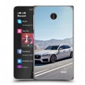 Дизайнерский пластиковый чехол для Nokia X Jaguar