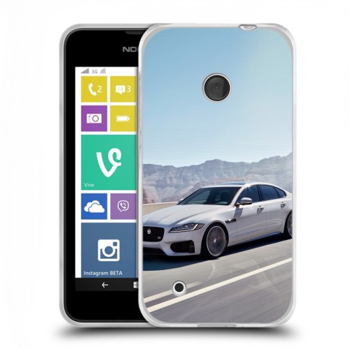 Дизайнерский пластиковый чехол для Nokia Lumia 530 Jaguar