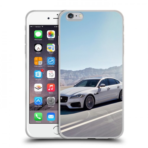 Дизайнерский силиконовый чехол для Iphone 6 Plus/6s Plus Jaguar