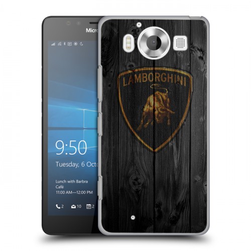 Дизайнерский пластиковый чехол для Microsoft Lumia 950 Lamborghini