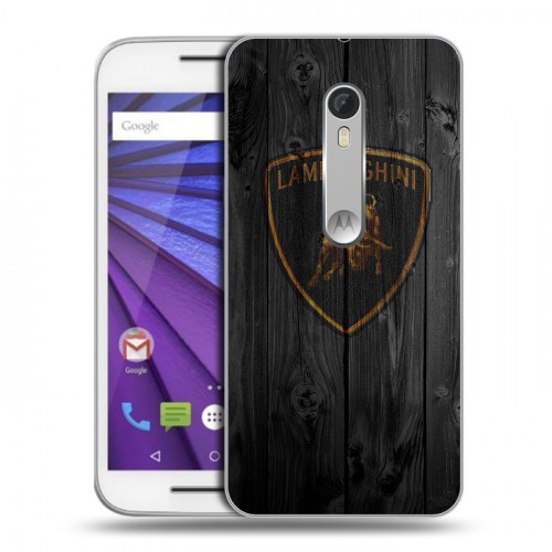 Дизайнерский пластиковый чехол для Lenovo Moto G Lamborghini