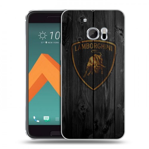 Дизайнерский пластиковый чехол для HTC 10 Lamborghini