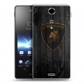 Дизайнерский пластиковый чехол для Sony Xperia TX Lamborghini