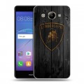 Дизайнерский пластиковый чехол для Huawei Y3 (2017) Lamborghini