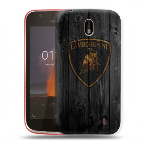 Дизайнерский пластиковый чехол для Nokia 1 Lamborghini