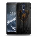 Дизайнерский пластиковый чехол для Nokia 5.1 Lamborghini