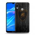 Дизайнерский пластиковый чехол для Huawei Y6 (2019) Lamborghini