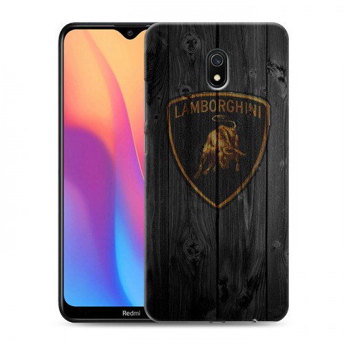 Дизайнерский силиконовый с усиленными углами чехол для Xiaomi RedMi 8A Lamborghini