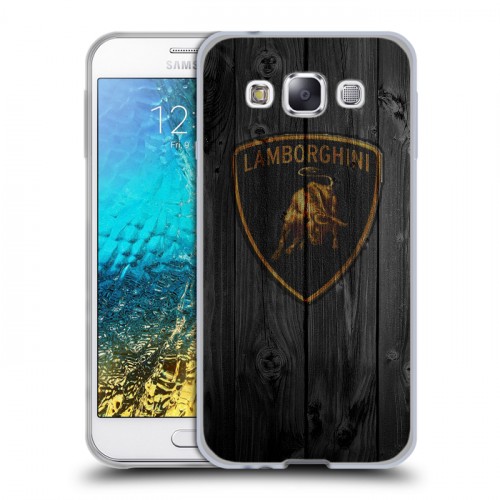 Дизайнерский пластиковый чехол для Samsung Galaxy E5 Lamborghini