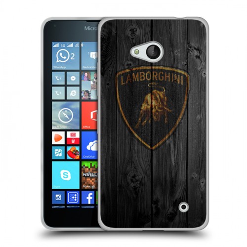 Дизайнерский пластиковый чехол для Microsoft Lumia 640 Lamborghini